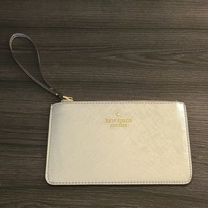 Kaye Spade Silver Wristlet